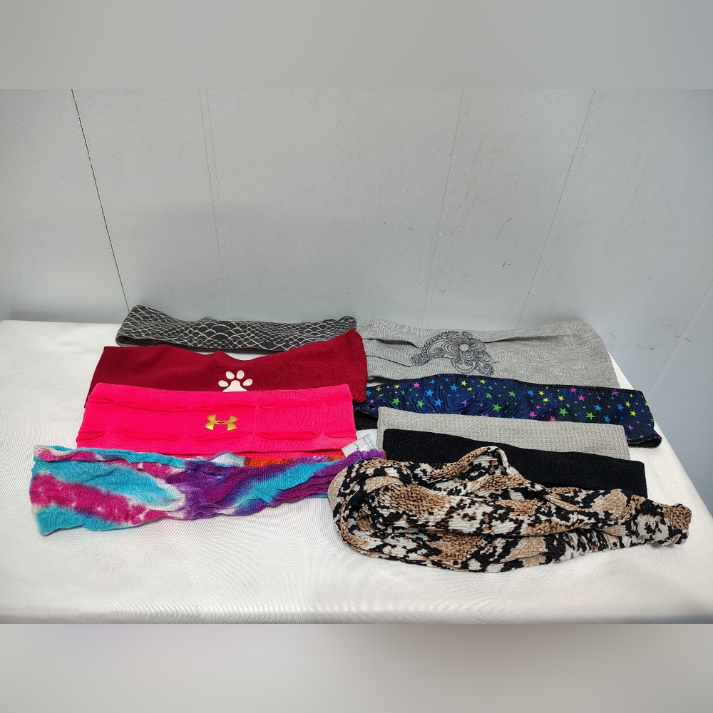 Headbands Lot of 9‎ Athletic Yoga Workout Stretch Headbands Under Armour Breath